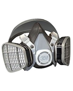 3M 5000 Series Organic Vapors Half-Facepiece Respirator, Large