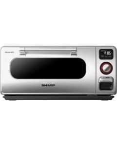Sharp Superheated Steam Countertop Oven SSC0586DS - Single - 0.50 ft³ Main Oven - Electric Heat Source (Main Oven) - Baking, Broiling, Toasting, Grilling Main Oven Function - 120 V AC - 1750 W - Countertop - Stainless Steel