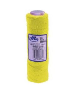 Marshalltown Braided Nylon Masons Line, 250ft, Fluorescent Yellow