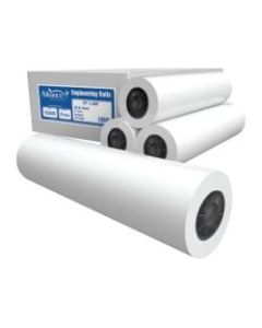 Alliance CAD Bond Paper, 3in Core, 18in x 500ft, 20 Lb, White, Pack Of 4 Rolls