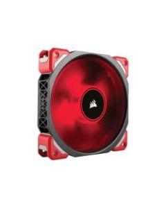 Corsair Air ML120 Cooling Fan - 1 Pack - 4.72in Maximum Fan Diameter - 561 gal/min Maximum Airflow - 2400 rpm - 37 dB(A) Noise - Magnetic Levitation - 4-pin PWM - Red LED - 1 pc(s) - Case