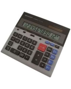 Sharp QS-2130 12-Digit Dual-Power Desktop Calculator