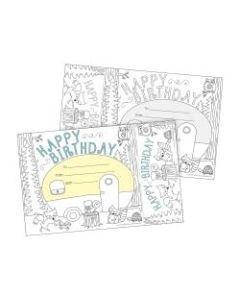 Barker Creek Color Me! Awards And Bookmarks Set, Happy Birthday