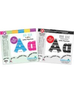 Barker Creek Letter And Number Pop Outs, 4in, Kai Ola/Boho Chic, 255 Letters And Numbers Per Pack, Set Of 2 Packs