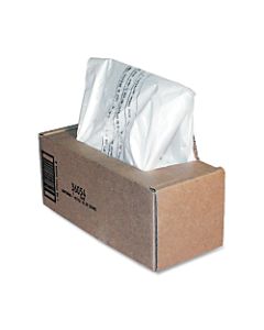Fellowes Powershred Waste Bags, Clear, Carton Of 50 Bags