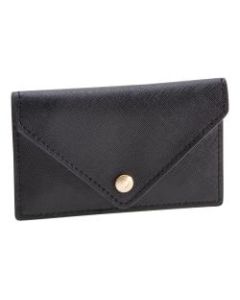 See Jane Work Faux Leather Business Card Holder, Black