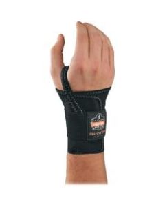 Ergodyne ProFlex Support, 4000, Single-Strap Wrist, Right, Large, Black