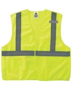 Ergodyne GloWear Safety Vest, 8215BA Econo Breakaway Mesh Type-R Class 2, Small/Medium, Lime