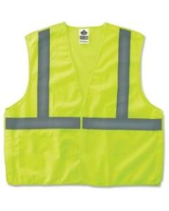 Ergodyne GloWear Safety Vest, 8215BA Econo Breakaway Mesh Type-R Class 2, Large/X-Large, Lime