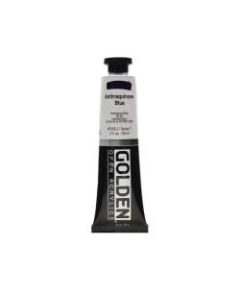 Golden OPEN Acrylic Paint, 2 Oz Tube, Anthraquinone Blue