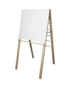 Flipside Big Book Easel - 24in (2 ft) Width x 24in (2 ft) Height - White Surface - Rectangle - Assembly Required - 1 Each