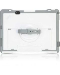 Lenovo Carrying Case Tablet, Pen - White, Gray - Moisture Resistant, Dust Resistant, Dirt Resistant - Thermoplastic Elastomer (TPE), Polycarbonate - Shoulder Strap, Hand Strap