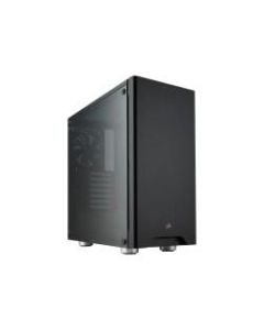 Corsair Carbide Series 275R Mid-Tower Gaming Case - Black - Mid-tower - Black - Steel, Plastic, Acrylic - 4 x Bay - 1 x 4.72in x Fan(s) Installed - 0 - ATX, Micro ATX, Mini ITX Motherboard Supported - 18.87 lb - 6 x Fan(s) Supported