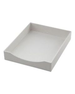 See Jane Work White Faux Leather Letter Tray