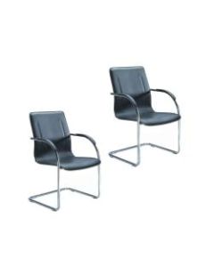 Boss Side Chairs, Black, Set Of 2