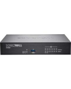 SonicWall TZ400 Network Security/Firewall Appliance - 7 Port - 10/100/1000Base-T - Gigabit Ethernet - DES, 3DES, MD5, SHA-1, AES (128-bit), AES (192-bit), AES (256-bit) - 7 x RJ-45 - Desktop