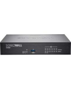 SonicWall TZ400 Network Security/Firewall Appliance - 7 Port - 10/100/1000Base-T - Gigabit Ethernet - AES (128-bit), AES (256-bit), DES, MD5, AES (192-bit), SHA-1, 3DES - 7 x RJ-45 - Desktop