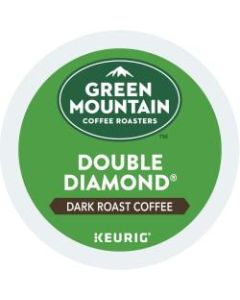 Green Mountain Coffee Single-Serve Coffee K-Cup, Double Black Diamond Extra Bold, Carton Of 24