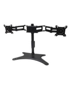 DoubleSight DS-232STB - Stand - for 2 LCD displays (Tilt & Swivel) - black - screen size: up to 32in - desktop stand - TAA Compliant
