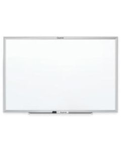 Quartet Classic Total Erase Non-Magnetic Melamine Dry-Erase Whiteboard, 48in x 36in, Aluminum Frame With Silver Finish