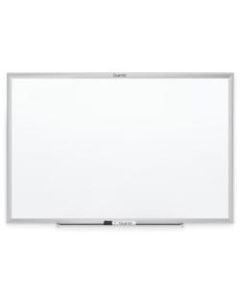 Quartet Classic Total Erase Non-Magnetic Melamine Dry-Erase Whiteboard, 60in x 36in, Aluminum Frame With Silver Finish