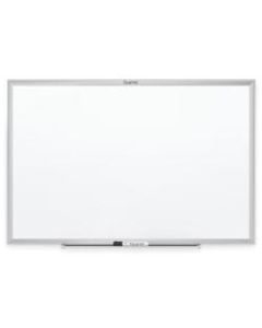Quartet Classic Total Erase Non-Magnetic Melamine Dry-Erase Whiteboard, 48in x 96in, Aluminum Frame With Silver Finish