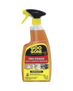 Goo Gone Spray Gel - 24 fl oz - For Tar, Glue, Caulk, Sealant, Tree Sap, Wet Paint, Asphalt, Ink, Marker Soot, Grease, Oil - Orange 1 Each