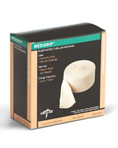 Medline Medigrip Tubular Bandage Roll, Size B, 2-1/2in x 11 Yd., Off White