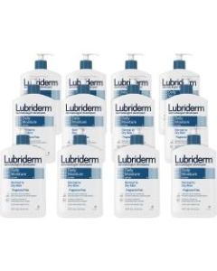 Lubriderm Fragrance Free Daily Moisture Lotion - Lotion - 16 fl oz - For Dry, Normal Skin - Applicable on Body - Moisturising, Non-greasy, Fragrance-free, Absorbs Quickly - 12 / Carton