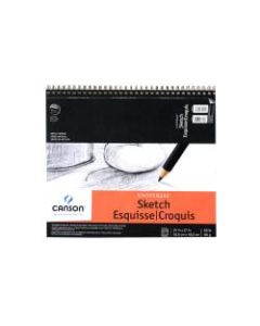 Canson Universal Heavyweight Sketch Pad, 14in x 17in, 10% Recycled, 100 Sheets Per Pad