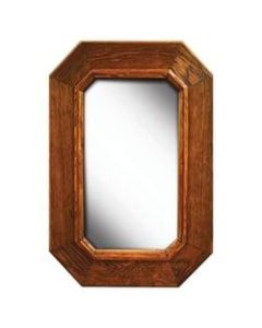 PTM Images Framed Mirror, No Corner, 19 3/4inH x 27 3/4inW, Charcoal