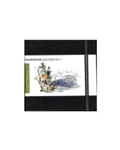 Hand Book Journal Co. Travelogue Drawing Journal, 5 1/2in x 5 1/2in, Ivory/Black, Pack Of 2