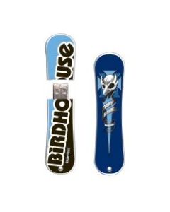 Birdhouse/Tony Hawk SnowDrive USB 2.0 Flash Drive, 16GB, Blue Crest