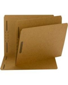 Smead Fastener Folders, 2 Fasteners, Letter Size, Straight-Cut Tab, Kraft, Box Of 50