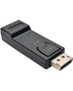 Tripp Lite DisplayPort to HDMI Adapter DP to HDMI Compact 4K x 2K M/F DPort 1.2 - 1 x DisplayPort Male Digital Audio/Video - 1 x HDMI Female Digital Audio/Video - 1920 x 1080 Supported - Black