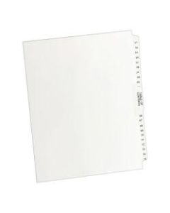 Avery20% Recycled Avery-Style Premium Collated Legal Index Exhibit Dividers, Side-Tab, 51-75, 8 1/2in x 11in