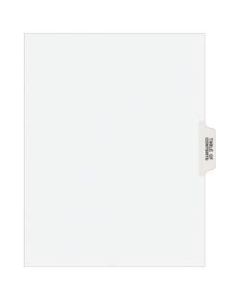 Avery Avery-Style Collated Legal Index Exhibit Dividers, 8 1/2in x 11in, White Dividers/White Tabs, Table Of Contents, Pack Of 25