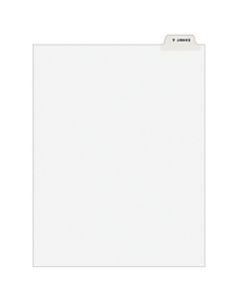 Avery 20% Recycled Bottom-Tab Legal Exhibit Dividers, Exhibit A, 8 1/2in x 11in, Pack Of 25