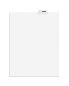 Avery 20% Recycled Bottom-Tab Legal Exhibit Dividers, Exhibit B, 8 1/2in x 11in, Pack Of 25