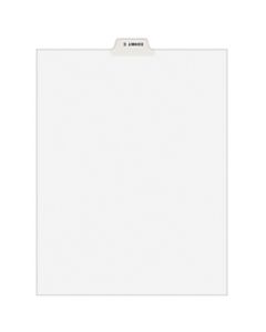 Avery 20% Recycled Bottom-Tab Legal Exhibit Dividers, Exhibit C, 8 1/2in x 11in, Pack Of 25