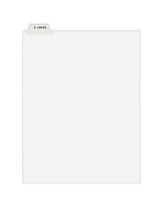 Avery 20% Recycled Bottom-Tab Legal Exhibit Dividers, Exhibit E, 8 1/2in x 11in, Pack Of 25