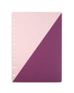 TUL Discbound Notebook Covers, Junior Size, Pink/Purple, Pack of 2 Covers