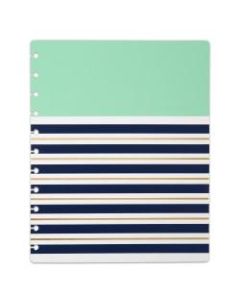 TUL Discbound Notebook Covers, Letter Size, Mint Stripes, Pack of 2 Covers