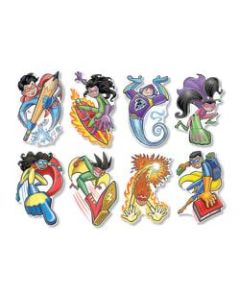 North Star Teacher Resources Superheroes Bulletin Board Set, 11in x 17in, Multicolor, Pre-K - Grade 8