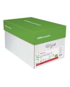 Office Depot Brand EnviroCopy Paper, Ledger Size (11in x 17in), 20 Lb, 30% Recycled, FSC Certified, Ream Of 500 Sheets, Case Of 5 Reams