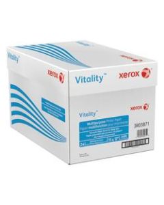 Xerox Vitality Multi-Use Printer Paper, Ledger Size (11in x 17in), 92 (U.S.) Brightness, 24 Lb, FSC Certified, Ream Of 500 Sheets, Case Of 5 Reams