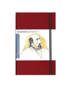 Hand Book Journal Co. Travelogue Drawing Journals, Portrait, 5 1/2in x 8 1/4in, 128 Pages, Vermilion Red, Pack Of 2