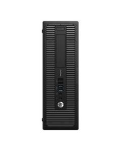 HP ProDesk 600 G1 Refurbished Desktop PC, 4th Gen Intel Core i5, 8GB Memory, 120GB Solid State Drive, Windows 10 Professional, 600G1SFFI58120W10P