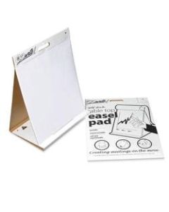 Pacon GoWrite! Self-Adhesive Table Top Easel Pad, 20in x 23in, 25 Sheets, White
