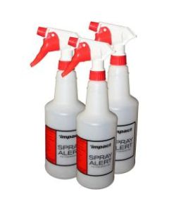 24 Oz. Sprayer Bottles, Natural With Red/White Sprayer, Pack Of 3 Sprayers